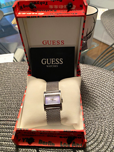 Guess steel damen armbanduhr - steel,