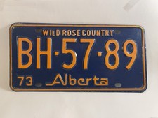 Original Alberta Nummernschild