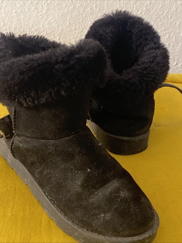Schwarze damen winterstiefel - schwarze, damen-winterstiefel