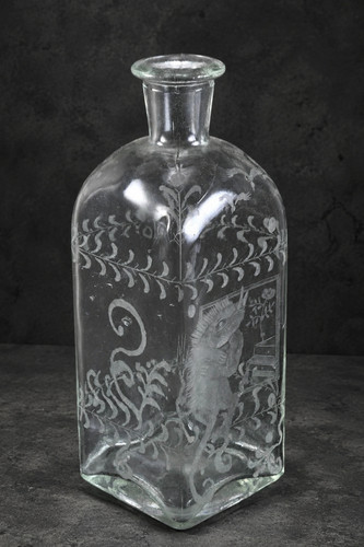 Glas flasche wohl - |,