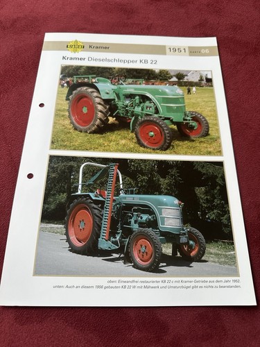 Kramer traktor dieselschlepper - kramer,