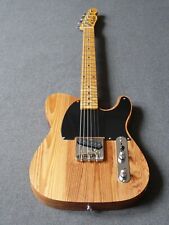 Baritone-Gitarre im T-Style, Vogelaugenahorn und Pitchpine, Eigenbau