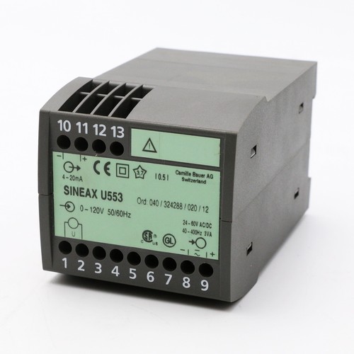 Sineax u553 messumformer - sineax,