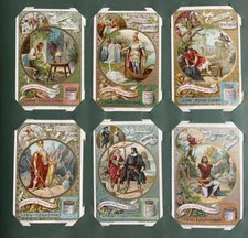 Liebig Sammelbilder 6 Bilder