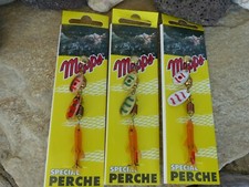 MEPPS ORIGINAL SPINNER PERCHE TANDEM 6g ALLE FARBEN ANGELSPORT RAUBFISCH NEU 