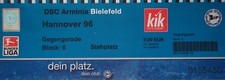TICKET 2. BL 2016/17 Arminia Bielefeld - Hannover 96