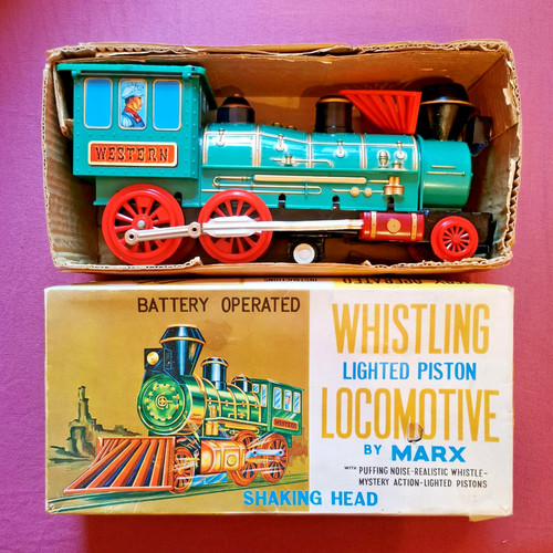 Whistling locomotive marx - locomotive, by