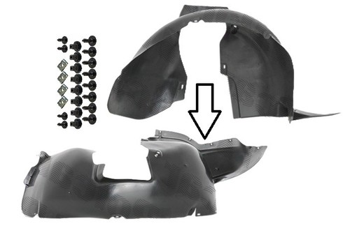 Radhausschale clips vorne - radhausschale,