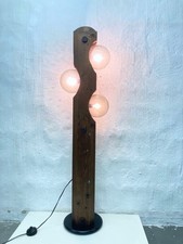Stehleuchte von Temde aus Holz