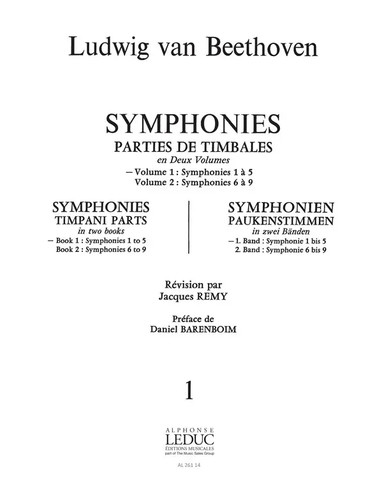 Symphonies timpani parts - symphonies,