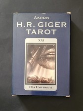 H. R. Giger Tarot, mit 22 Karten; Poster; Akron; Taschen Verlag; German edition