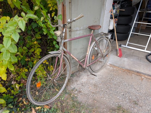 Vintage diamant fahrrad rot - rot,
