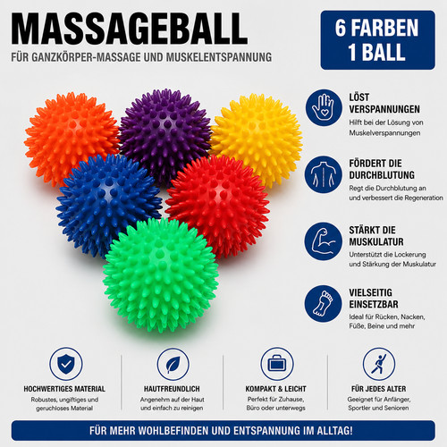 Massageigel noppenball - massageigel,