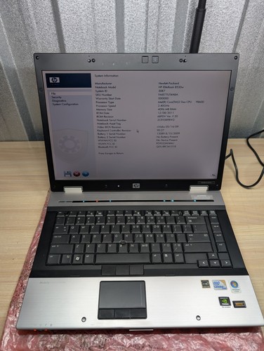 Elitebook 8530w intel - hp,