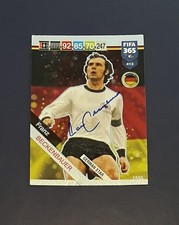 Franz Beckenbauer On Card Autogramm Panini Deutschland