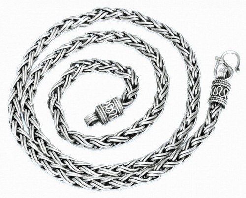Top 925 silber geflochten - 925,