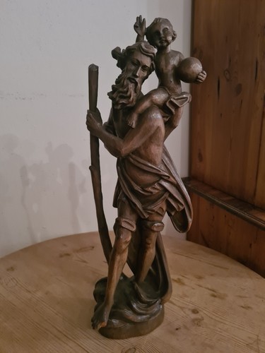 Holzstatue 1983 christopherus - 1983,