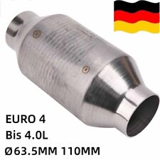 200 Zellen EURO 4 4.0L Metall Katalysator Sportkat Rennkat E/A 63,5mm 110mm 