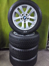 4St. BMW 3er E90 Winterreifen auf Alufelgen 7x16 ET 34  5x120 (X47)