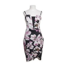 Lipsy London, Kleid, Größe: 40, Schwarz/Pink/Weiß/Mehrfarbig #sOJ