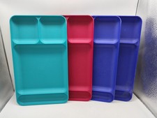 4x Tupperware Speisetablett