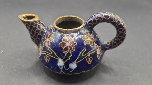 Cloisonne teekanne bunt - cloisonne, deko
