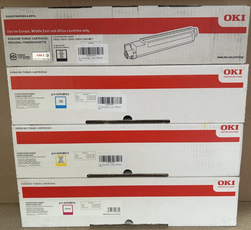 Oki c9600 cmyk tonerkartuschen - c9600,