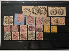 Danzig stempel auf marken - danzig,