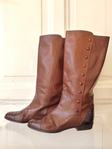 Italienische vintage leder - italienische,