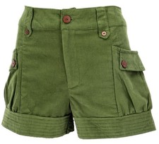 Bequeme Cordshorts, kurze Hose