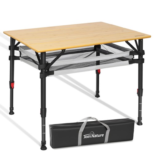 Campingtisch klappbar bambus - campingtisch,
