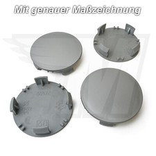4x Universal Nabendeckel 60mm - 62mm | Felgendeckel Nabenkappe