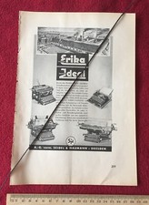 ORIGINAL Werbung 1933-45 Naumann Seidel Dresden Schreibmaschine Sack Leipzig  9