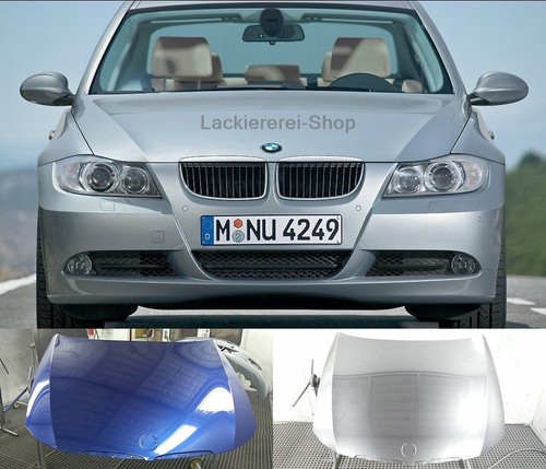 Motorhaube lackiert - lackiert, in