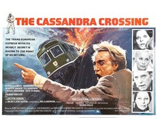 THE CASSANDRA CROSSING 1976 UK Quad Poster Druck 30x40" Richard Harris KOSTENLOSER VERSAND