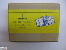 Schmalfilm Klebepresse 16 + 8 mm Siemens (Sf.ZK 68.1) Nassklebepresse Normal 8 