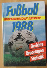 DDR Buch Fußball 1988 EM Europacup Reportagen Statistik Fotos Hoeneß Immel UEFA