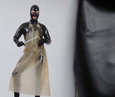 Latex Schürze Schwarz
