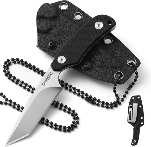 Neck knife stahl g10 - g10, griff