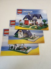 LEGO ® Bauanleitung Creator 5891 Haus Alle Teile Instruction ungelocht H46