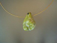 Exklusiver Lizardit Anhängernorwegische Jade grün Heilstein 16g Snarum