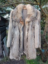 Pelzmantel Damen Graufuchs, Größe ca 40, gut erhalten, warm, elgant, sportlich