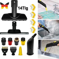 14x Zubehörset für Kärcher Dampfreiniger SC1-SC5 Rundbürsten, Fugenbürste Nylon