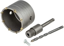 Bohrkrone 80 mm Dosenbohrer SDS PLUS Ziegel Marmor Beton Lochsäge