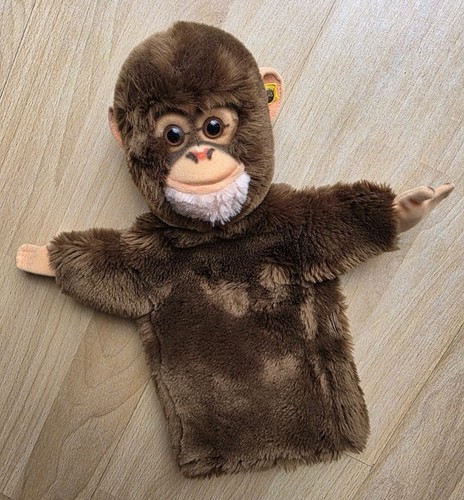 6991 steiff handpuppe affe - handpuppe,