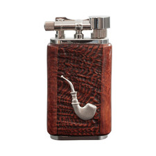 Mastro de Paja, Mastero Pipa Sandblast Brown, Pfeifenfeuerzeug