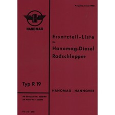 Hanomag Typ R 19 Radschlepper