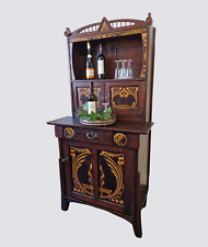 Antikes Jugendstil Buffet Küchenschrank Malerei einzigartig  um 1910