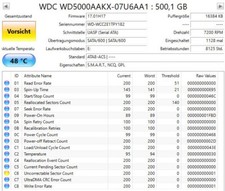 Western Digital Caviar Blue 3,5-Zoll 500GB 7200RPM PCB:2060-771640-003 Rev A