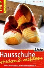 Hausschuhe stricken und